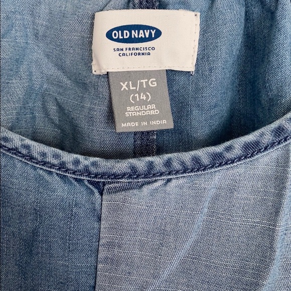 EUC old navy denim dress - Picture 2 of 3